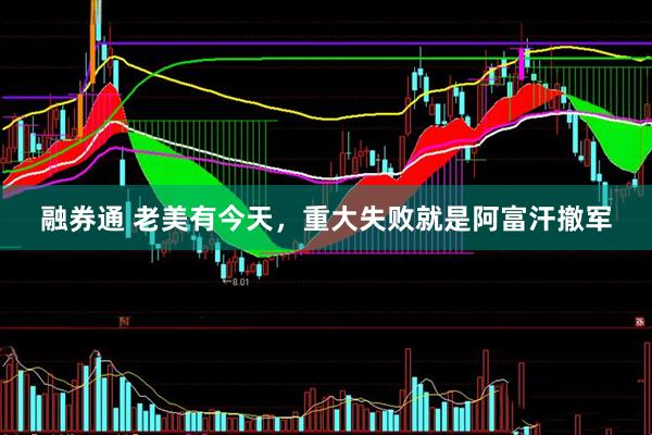 融券通 老美有今天，重大失败就是阿富汗撤军